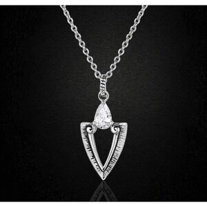 Montana Silversmiths Guided Purpose CZ Crystal Necklace Retail $60 - NEW